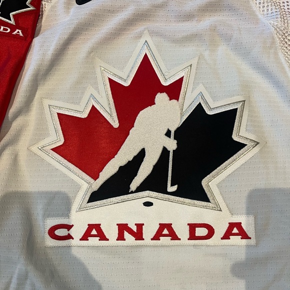 On-Ice AUTHENTIC Nike IIHF Team Canada 1998 White Olympic Hockey Jersey Size 48 - Picture 2 of 8
